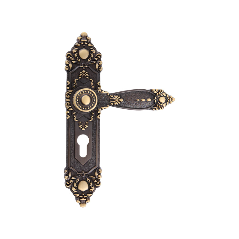 610-510 European Retro 24k Real Gold Silent Panou lung Blocarea dintr-o singură piesă