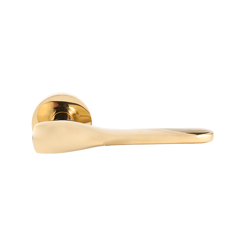 1732 Franceză Light Luxury Pvd Bright Gold Split Blocarea ușii