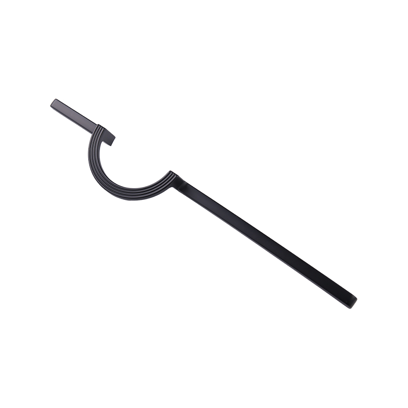 K635 96mm/256mm gaură cu gaură aliaj cu zinc aliaj ușă ușă tracțiune mâner pe jumătate de lună mânere de mobilier